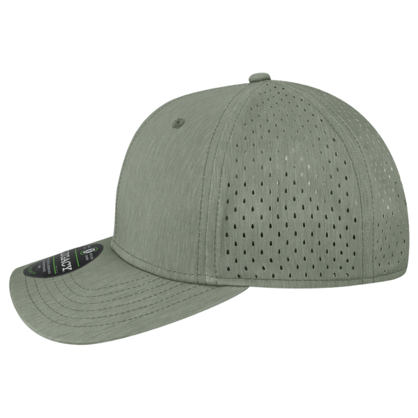 LEGACY Reclaim Mid-Pro Adjustable Cap, Eco Dark Grey / Eco Dark Grey, Left Side view