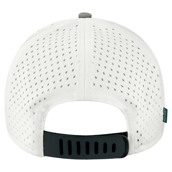 LEGACY Reclaim Mid-Pro Adjustable Cap, Eco Dark Grey / White, Back view