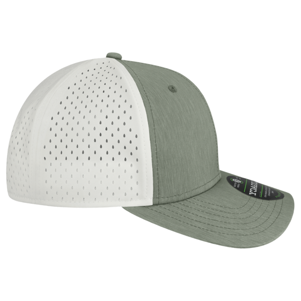 LEGACY Reclaim Mid-Pro Adjustable Cap, Eco Dark Grey / White, Right Side view