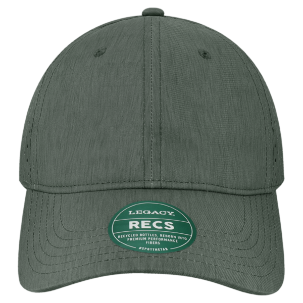 LEGACY Reclaim Sport Mesh Cap, Eco Black, Front view