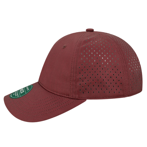 LEGACY Reclaim Sport Mesh Cap, Eco Maroon, Left Side view