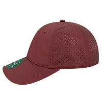 LEGACY Reclaim Sport Mesh Cap, Eco Maroon, Left Side view