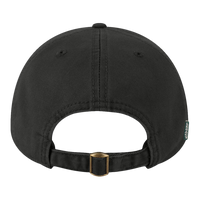 LEGACY Relaxed Twill Dad Hat, Black / Black, Back view