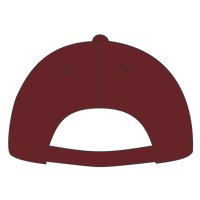 LEGACY Relaxed Twill Dad Hat, Burgundy, Back view