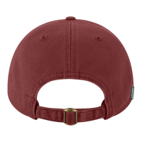 LEGACY Relaxed Twill Dad Hat, Burgundy / Burgundy, Back view