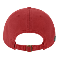 LEGACY Relaxed Twill Dad Hat, Cardinal / Cardinal, Back view