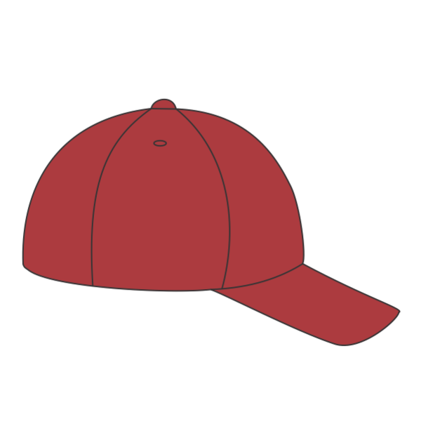 LEGACY Relaxed Twill Dad Hat, Cardinal, Right Side view