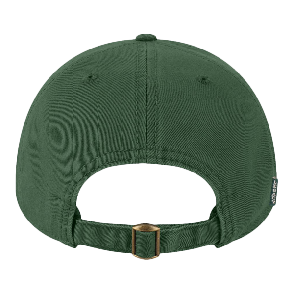 LEGACY Relaxed Twill Dad Hat, Dark Green / Dark Green, Back view