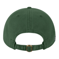LEGACY Relaxed Twill Dad Hat, Dark Green / Dark Green, Back view