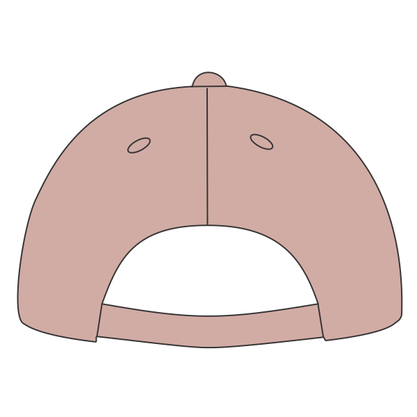 LEGACY Relaxed Twill Dad Hat, Dusty Rose, Back view