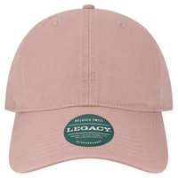 LEGACY Relaxed Twill Dad Hat, Dusty Rose / Dusty Rose, Front view