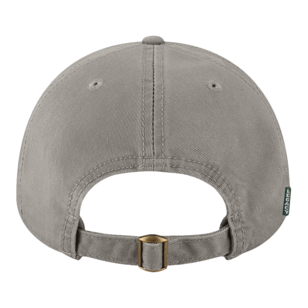 LEGACY Relaxed Twill Dad Hat, Grey / Grey, Back view
