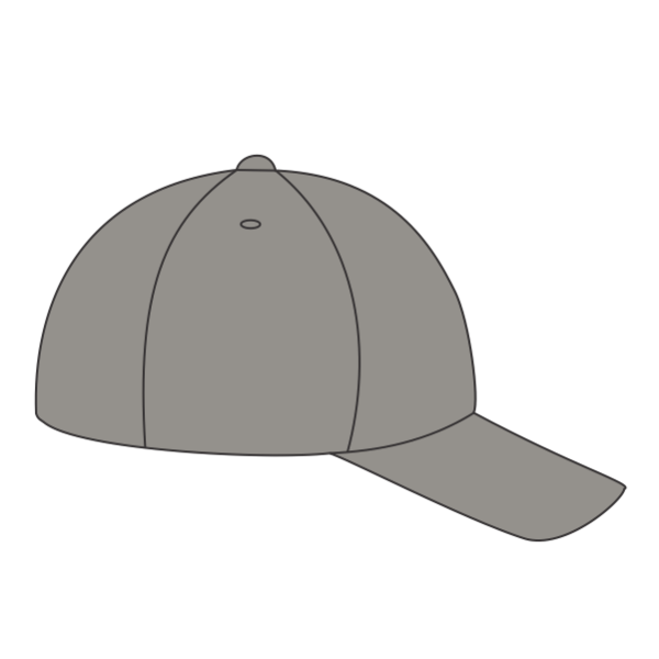 LEGACY Relaxed Twill Dad Hat, Grey, Right Side view