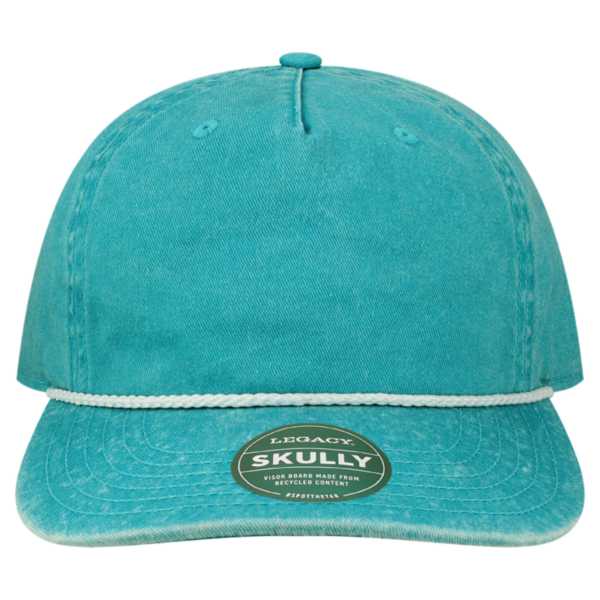 LEGACY Skully Cap, Aqua / Aqua, Front view