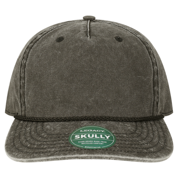 LEGACY Skully Cap, Black / Black, Front view