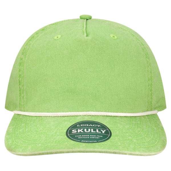 LEGACY Skully Cap, Lime Green, Front view