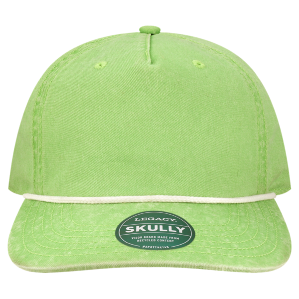 LEGACY Skully Cap, Lime Green / Lime Green, Front view