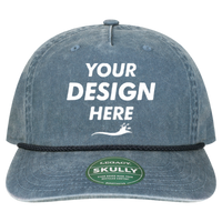 LEGACY Skully Cap, Navy / Navy, Front view, Mockup