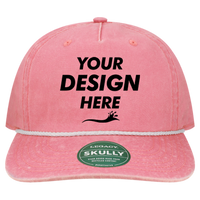 LEGACY Skully Cap, Pink / Pink, Front view, Mockup