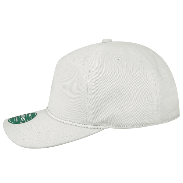 LEGACY Skully Cap, White / White, Left Side view