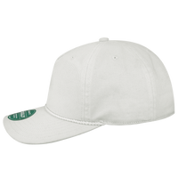 LEGACY Skully Cap, White / White, Left Side view