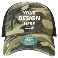 LEGACY Tacticool Cap, Army Camo / Black, Front view, Mockup