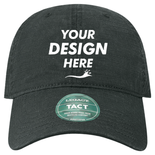 LEGACY Tacticool Cap, Black / Black, Front view, Mockup