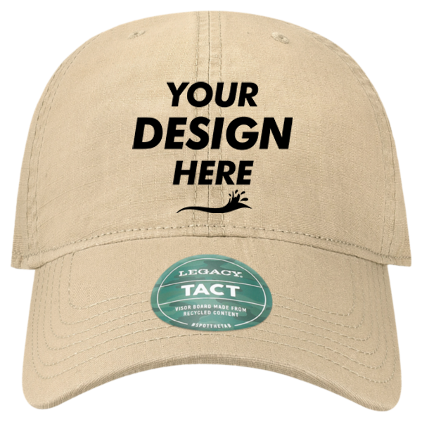 LEGACY Tacticool Cap, Khaki / Khaki, Front view, Mockup