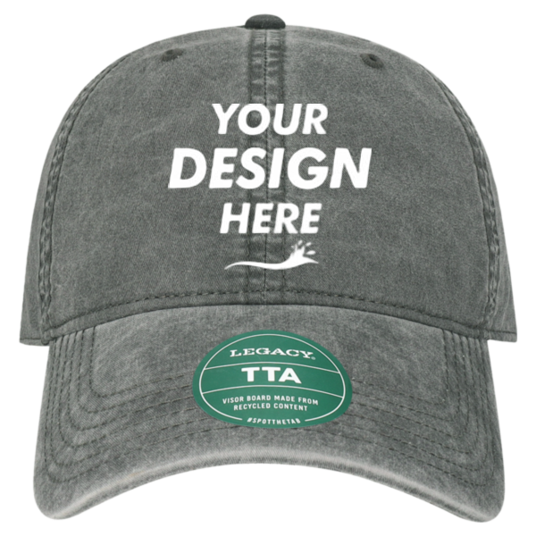 LEGACY Terra Twill Cap, Cinder / Cinder, Front view, Mockup
