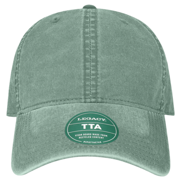 LEGACY Terra Twill Cap, Dark Green / Dark Green, Front view