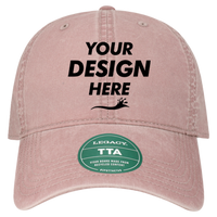 LEGACY Terra Twill Cap, Dusty Rose / Dusty Rose, Front view, Mockup