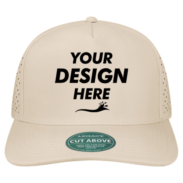 LEGACY The Cut Above Cap, Stone, Front view, Mockup