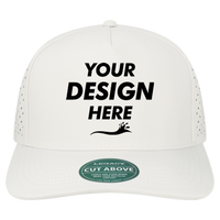 LEGACY The Cut Above Cap, White, Front view, Mockup