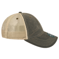 LEGACY Youth Old Favorite Trucker Cap, Black / Khaki / Khaki, Right Side view