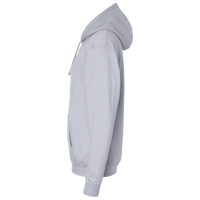Lane Seven Unisex Heavyweight Pullover Hooded Sweatshirt, Heather Grey, Left Sleeve view