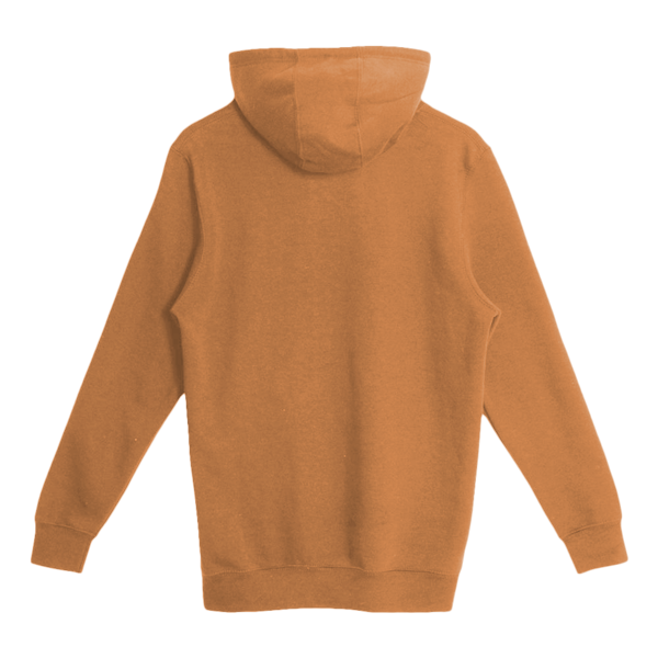 Lane Seven Unisex Heavyweight Pullover Hooded Sweatshirt, Meerkat, Back view