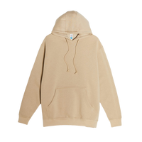 Lane Seven Unisex Heavyweight Pullover Hooded Sweatshirt, Mushroom, Front view