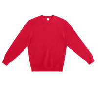 Lane Seven Unisex Premium Crewneck Sweatshirt, Cardinal, Front view