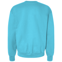 Lane Seven Unisex Premium Crewneck Sweatshirt, Ocean Blue, Back view