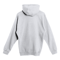 Lane Seven Unisex Premium Full-Zip Hooded Sweatshirt, Heather Grey, Back view