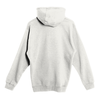 Lane Seven Unisex Premium Full-Zip Hooded Sweatshirt, Oatmeal Heather, Back view