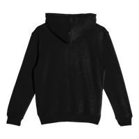 Lane Seven Youth Premium Pullover Hooded Sweatshirt, Black, Back view