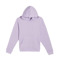 Lane Seven Youth Premium Pullover Hooded Sweatshirt, Lilac, Front view