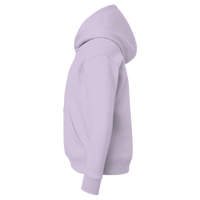 Lane Seven Youth Premium Pullover Hooded Sweatshirt, Lilac, Left Sleeve view
