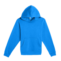 Lane Seven Youth Premium Pullover Hooded Sweatshirt, True Royal, Front view