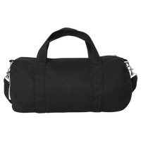 Liberty Bags Canvas Duffel Bag, Black, Back view