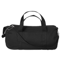Liberty Bags Canvas Duffel Bag, Black, Front view