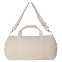 Liberty Bags Canvas Duffel Bag, Natural, Back view