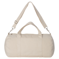 Liberty Bags Canvas Duffel Bag, Natural, Front view