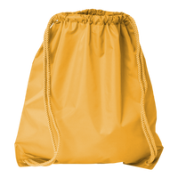 Liberty Bags Drawstring Pack with DUROcord, Golden Yellow, Front view